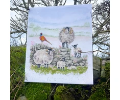 Bothy Threads Cross stitch kit "Žalias Pastures" XHD132 28x31 cm