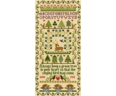 Bothy Threads Cross stitch kit "Žalias Tree" XS2 18x36 cm