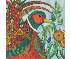 Bothy Threads Embroidery kit "Pheasant" ELH2 16x16 cm