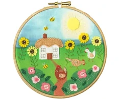 Bothy Threads Felt Embroidery "Free To Roam" EFE6 15x15 cm