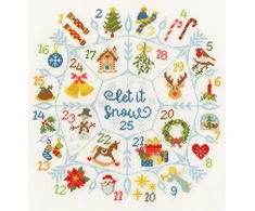 Bothy Threads Kryželiu siuvinėjimo rinkinys "Countdown To Christmas" XBD22 27x29 cm