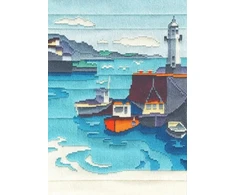 Bothy Threads Long Stitch Kit "Fishermen's Rest" LSBE2 19x27 cm