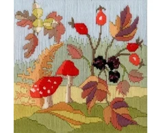 Bothy Threads Long Stitch Kit "Long Stitch Seasons - Autumn" DWLSS03 20x20 cm