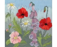 Bothy Threads Long Stitch Kit "Long Stitch Seasons - Summer" DWLSS02 20x20 cm