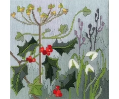 Bothy Threads Long Stitch Kit "Long Stitch Seasons - Winter" DWLSS04 20x20 cm