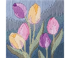 Bothy Threads Long Stitch Kit "Long Stitch - Tulips" DWSLS13 11x11 cm