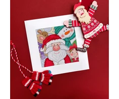 Bothy Threads Cross stitch "Christmas Card - Jolly Times" XMAS72 10x10 cm