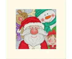 Bothy Threads Cross stitch "Christmas Card - Jolly Times" XMAS72 10x10 cm