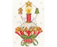 Bothy Threads Cross stitch kit "Christmas Trimmings" XSK30 13x19 cm