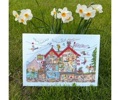 Bothy Threads Cross stitch kit "Cut Thru' Adventure" HOliday" XCT44 40x26 cm