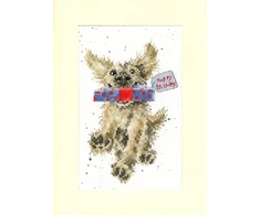 Bothy Threads Cross stitch kit "Greeting Card - Special Delivery" XGC31-TP 10x16 cm