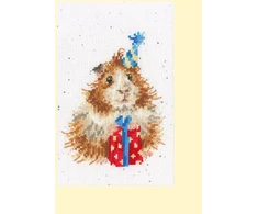 Bothy Threads Cross stitch kit "Greeting Card - Guinea Be A Great Day" XGC38-TP 10x16 cm