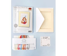 Bothy Threads Cross stitch kit "Greeting Card - Guinea Be A Great Day" XGC38-TP 10x16 cm