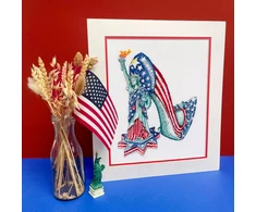 Bothy Threads Cross stitch kit "Liberty" XSK12 23x29 cm