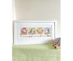 Bothy Threads Cross stitch kit "Little" HOglet" XMS44 35x12 cm
