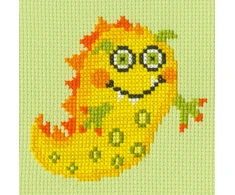 Bothy Threads Cross stitch kit "Massive Monsters - Yazz" SKIP1 16x16 cm
