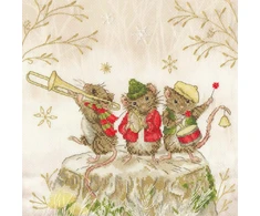 Bothy Threads Cross stitch kit "Merry Music Makers" XSS24 26x26 cm