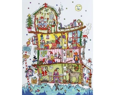 Bothy Threads Cross stitch kit "North Pole" House" XCT17 26x36 cm