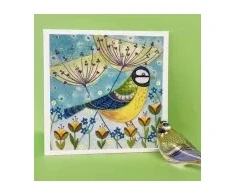 Bothy Threads Embroidery kit "Mėlyna Tit" ELH6 16x16 cm