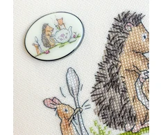 Bothy Threads Needle Minder "One leaf or two" XA40 4x3 cm