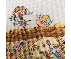 Bothy Threads Needle Minder "Rainbow Snail" XA22 4x3 cm