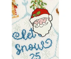 Bothy Threads Needle Minder "Santa" XA89 3x4 cm