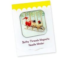 Bothy Threads Needle Minder "Santa's Sled Squad" XA78 4x4 cm