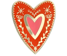 Bothy Threads Needle Minder "Scandi Heart" XA84 4x3.5 cm