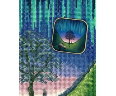 Bothy Threads Needle Minder "Sycamore Gap" XA87 4x4 cm
