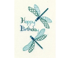 Bothy Threads Siuvinėjimo kryžiuku rinkinys "Sveikinimo atvirukas - Dragonflėja" BT-DWCDG11 9x13,3 cm