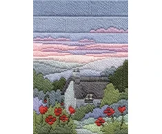 Bothy Threads Siuvinėjimo rinkinys "Long Stitch Seasons - Vasaros vakaras" BT-DW14MLS14 24x17 cm