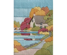 Bothy Threads Siuvinėjimo rinkinys "Long Stitch Seasons - Rudens Pasivaikščiojimas" BT-DW14MLS23 24x17 cm
