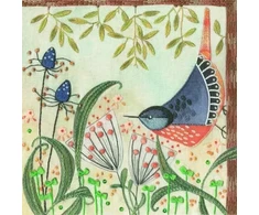 Bothy Threads Siuvinėjimo rinkinys "Skrydžiai pasakos - Nuthatches" BT-ELH5 16x16 cm