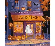Letistitch Kryželiu siuvinėjimo rinkinys "Pumpkin Lane" 21 x 21 cm SLETIL9950