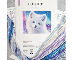 Letistitch Siuvinėjimo kryželiu rinkinys "Arktinė lapė" 29x23 cm LI65-00