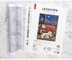 Letistitch Kryželių siuvinėjimo rinkinys „Kūdikis Jėzus“ 23x32 cm SLETIL9952