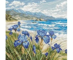 Letistitch Kryželiu siuvinėjimo rinkinys "Mėlyna Harmony" 24x24 cm SLETIL9934