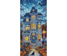 Letistitch Kryželiu siuvinėjimo rinkinys "Haunt Manor" 19x39 cm SLETIL9945