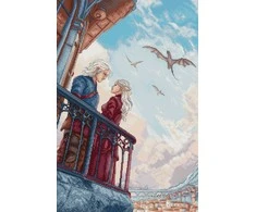 Letistitch Kryželiu siuvinėjimo rinkinys "Hearts Over Kings" 29 x 43 cm SLETIL9961