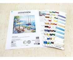 Letistitch Kryželiu siuvinėjimo rinkinys "Jūros peizažas" 26x26 cm SLETIL9927