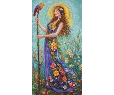 Letistitch Siuvinėjimo kryželiu rinkinys "Vasaros deivė" 36x19 cm LI56-00