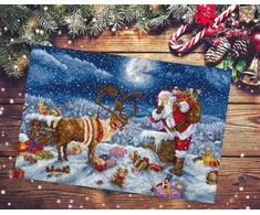 Letistitch Kryželių siuvinėjimo rinkinys "Tyli naktis - dovana" 43 x 29 cm SLETIL9958