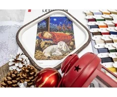 Letistitch Kryželių siuvinėjimo rinkinys „Kūdikis Jėzus“ 23x32 cm SLETIL9952