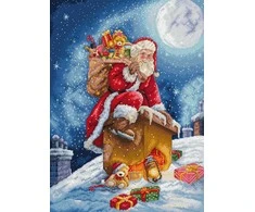 Letistitch Kryželiu siuvinėjimo rinkinys "Santa’s Secret Stop" 29x40 cm SLETIL9964