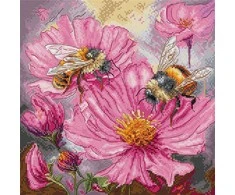Letistitch Kryželiu siuvinėjimo rinkinys „Medaus žiedai“ 23x23 cm SLETIL9933