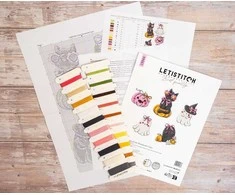 Letistitch Kryželiu siuvinėjimo rinkinys „Boo Crew Ornaments“ 5 vnt. SLETIL9944