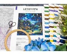 Letistitch Kryželių siuvinėjimo rinkinys „Luna's Garden“ 27x27cm SLETIL9942