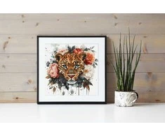 Letistitch Kryželių siuvinėjimo rinkinys "Laukinis grožis" 36x35cm SLETIL9954