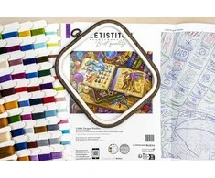 Letistitch Siuvinėjimo kryželiu rinkinys "Drakonų studijos" 38x29 cm SLETIL9965