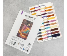 Letistitch Ristinukų rinkinys "Kristalinė mėnesiena" 18 x 32 cm SLETIL9994